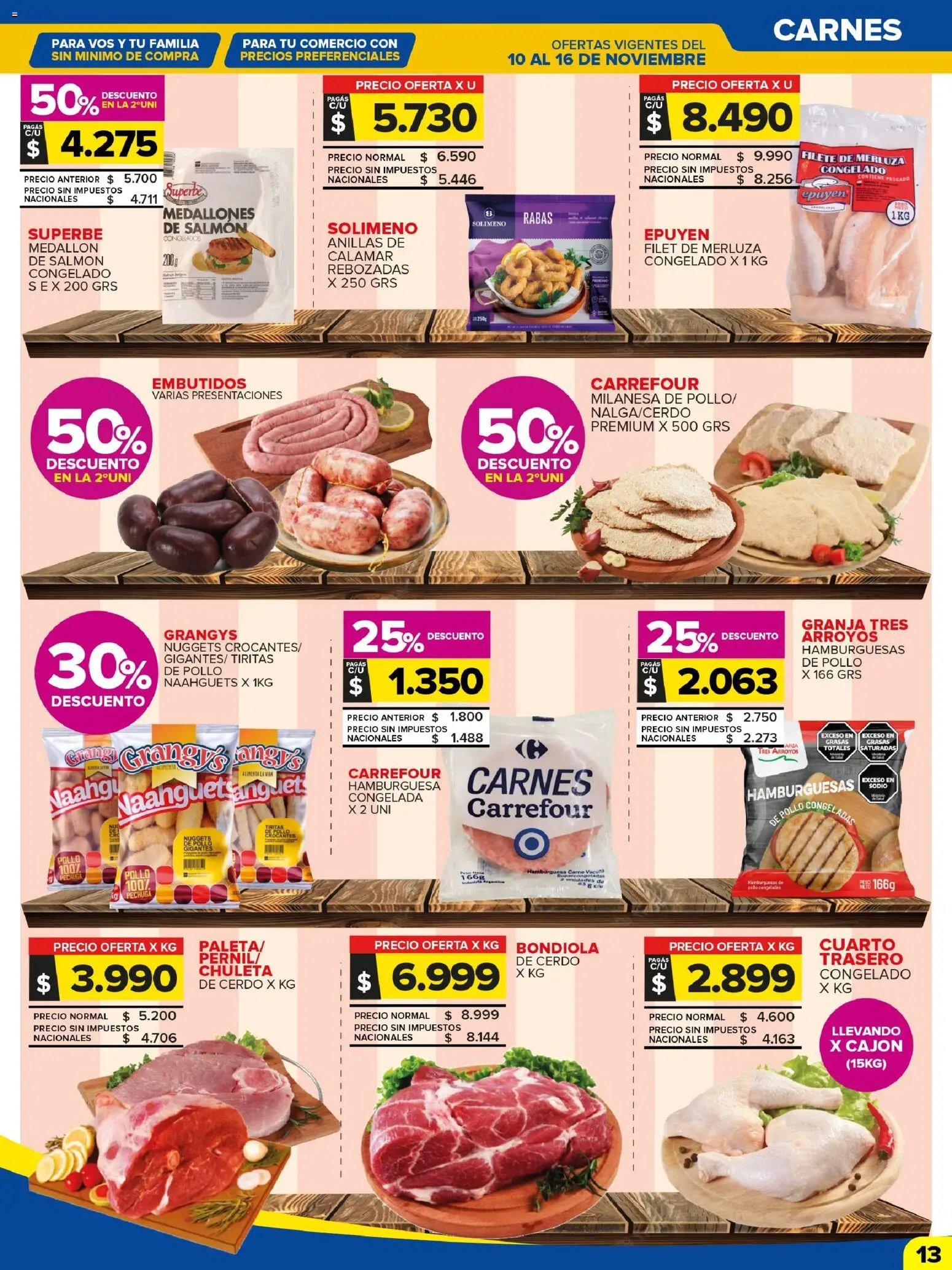 Carrefour Maxi catálogo │ válido desde el 10.11.2025 | Página: 15 | Productos: Pollo, Milanesa, Pescado, Cerdo
