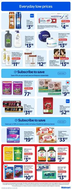 Preview of Walmart weekly flyer from shop Walmart valid from 05.03.2026 | Page: 5 | Products: Cream, Shampoo, Conditioner, Body wash