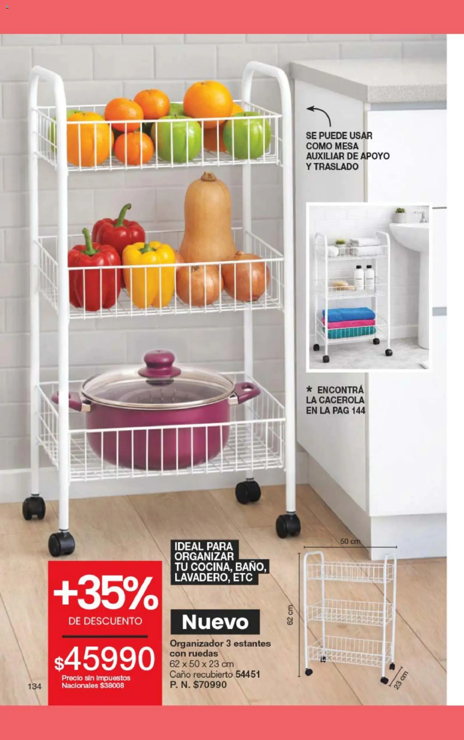 Gigot - CAMPAÑA 06 │ válido desde el 15.03.2026 | Página: 140 | Productos: Organizador, Estantes, Mesa