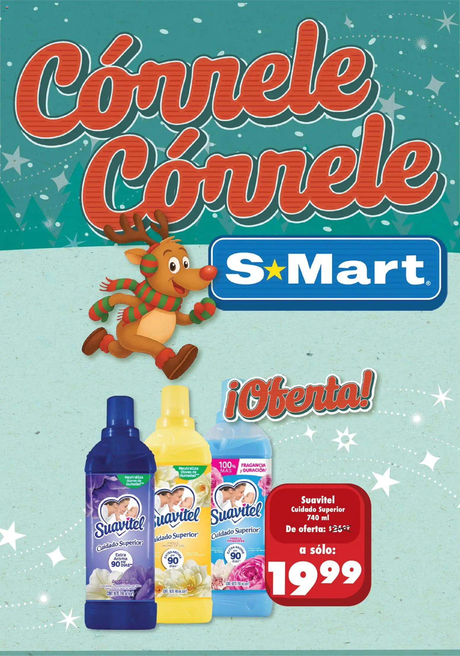Nuevas ofertas de S-Mart válidas en toda la República Mexicana desde el 25.11.2025. ¡Encuentra las mejores ofertas en S-Mart folleto Ofertas de Feria Monterrey! | Página: 2 | Productos: Suavizante, Fragancia, Acondicionador