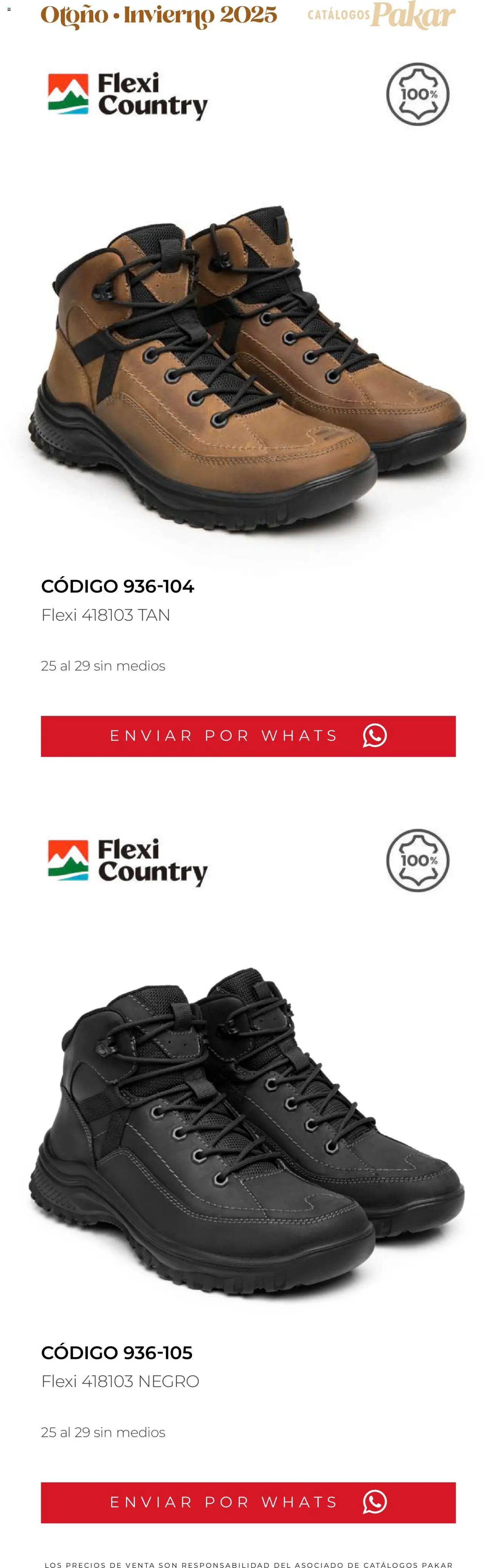 Nuevas ofertas de SC Pakar válidas en toda la República Mexicana desde el 10.10.2025. ¡Encuentra las mejores ofertas en SC Pakar - Catálogo Flexi otoño / invierno! | Página: 214