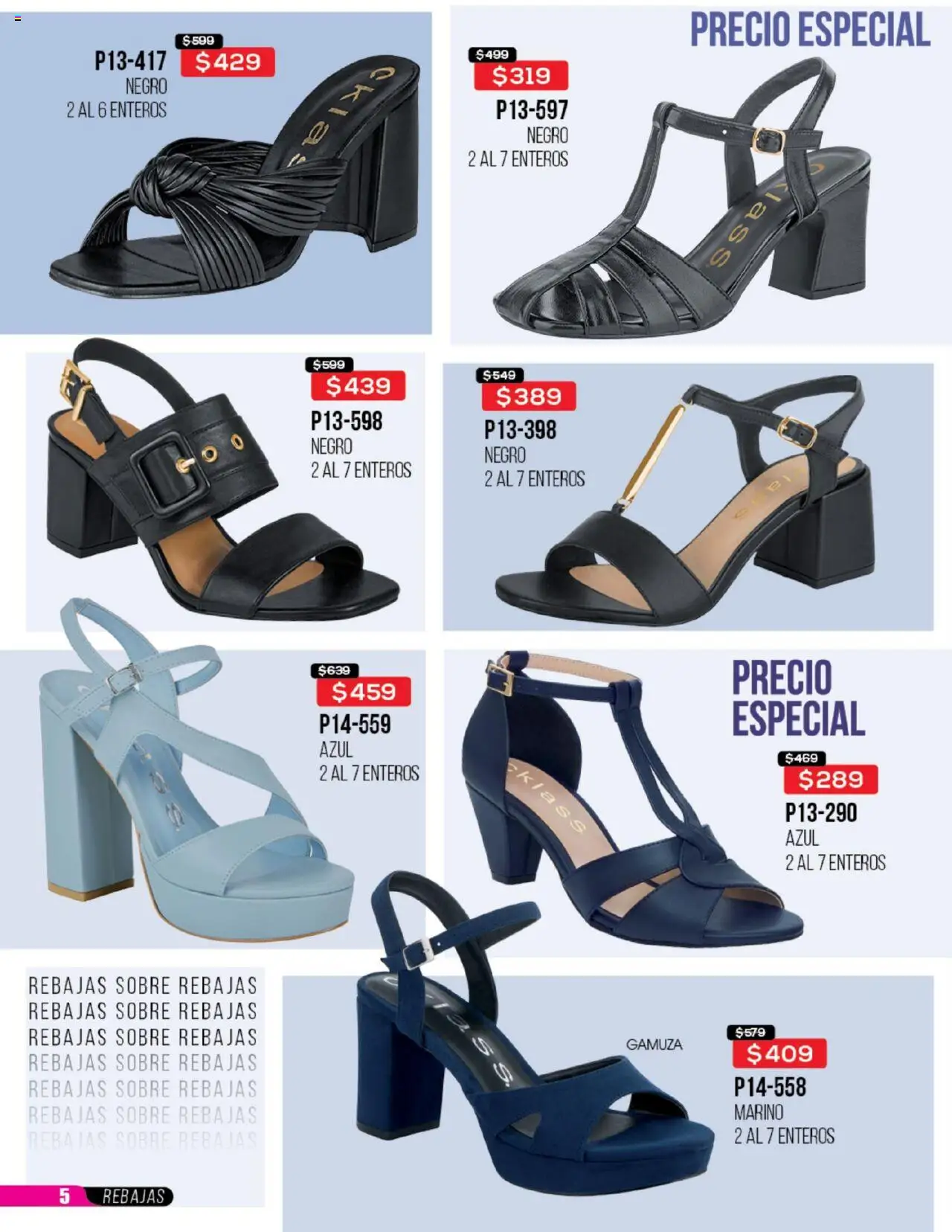 Nuevas ofertas de Cklass válidas en toda la República Mexicana desde el 23.06.2025. ¡Encuentra las mejores ofertas en Cklass catálogo Rebajas Sobre Calzado! | Página: 6 | Productos: Gamuza, Sobre