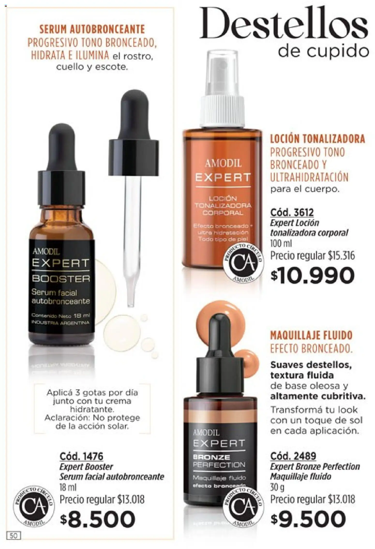 Catálogo Amodil Campaña 2 │ válido desde el 01.02.2026 | Página: 50 | Productos: Maquillaje, Serum, Loción, Crema