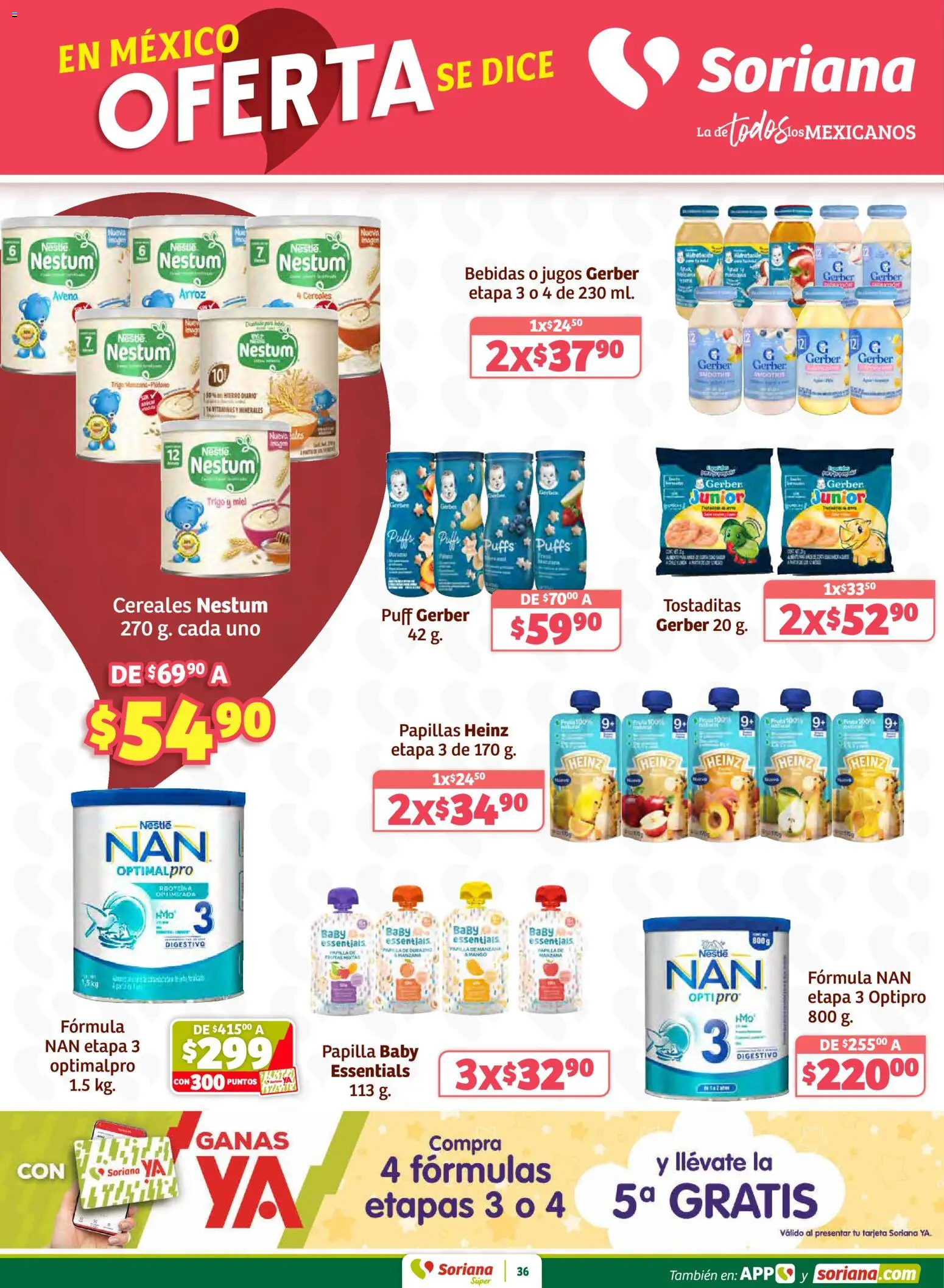 Nuevas ofertas de Soriana válidas en toda la República Mexicana desde el 27.02.2026. ¡Encuentra las mejores ofertas en Soriana Preciazazaso Súper: Chihuahua! | Página: 36 | Productos: Avena, Manzana, Arroz, Cereales