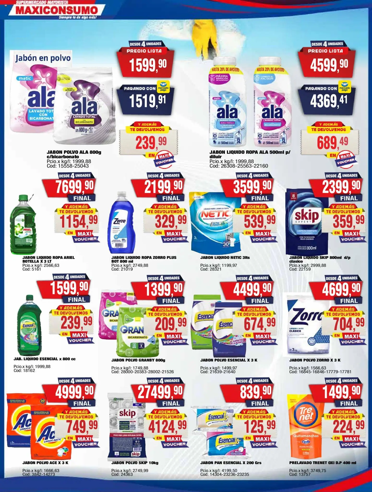 Maxiconsumo ofertas │ válido desde el 03.11.2025 | Página: 24 | Productos: Jabón líquido, Jabón, Quitamanchas, Espuma