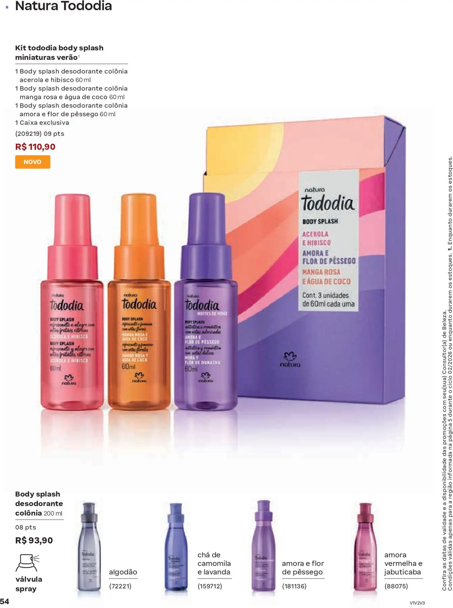 Natura Folheto - válido de 13.01.2026 | Página: 54 | Produtos: Coco, Pêssego, Hibisco, Algodão