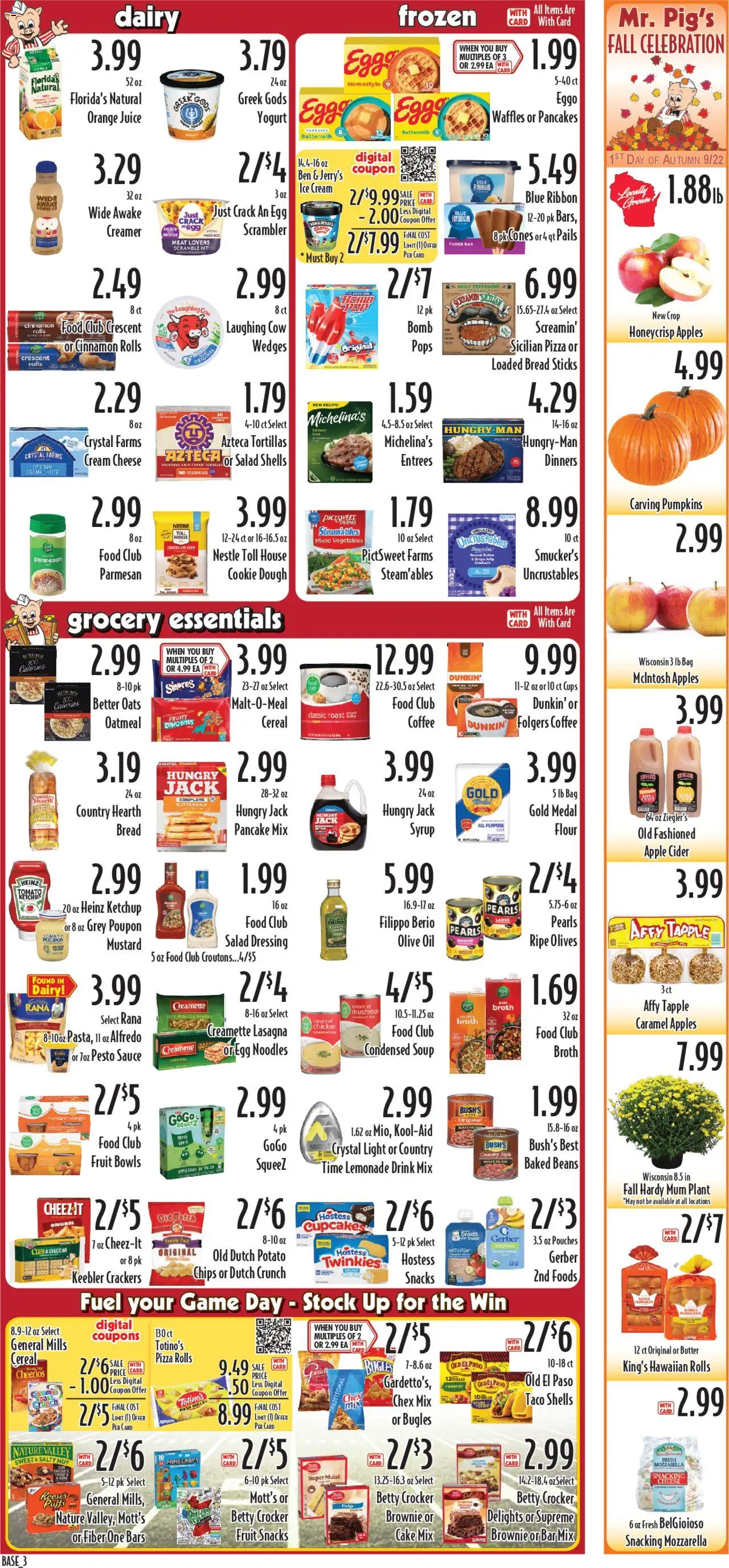 Piggly Wiggly Weekly Ad - WI - valid from 17.09.2025 | Page: 6 | Products: Butter, Chips, Sauce, Game
