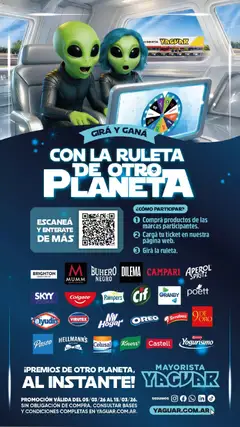 Vista previa Yaguar - Participá y Girá  válido desde el 05.03.2026