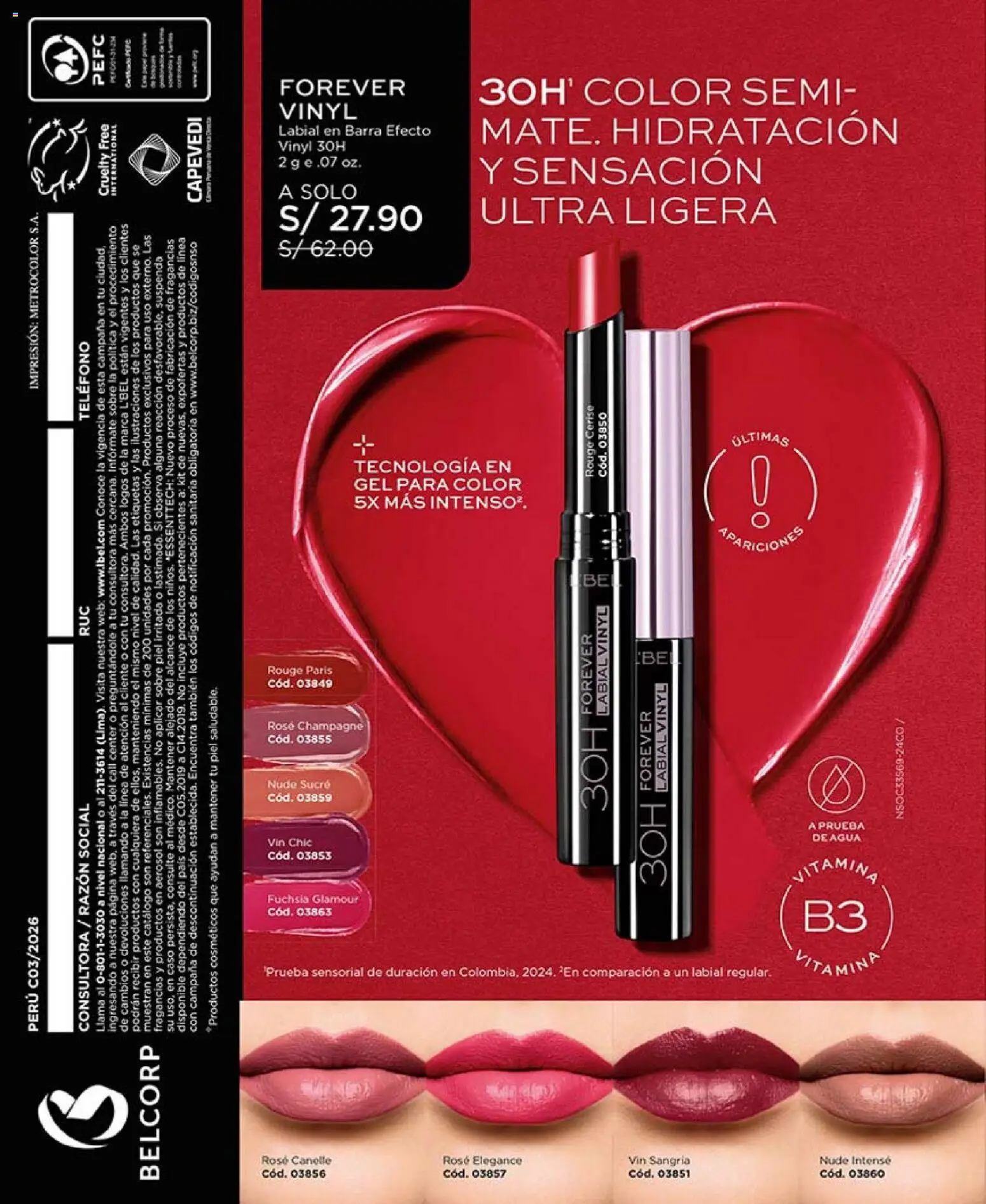 Catálogo L'Bel válido desde 17.01.2026 | Página: 86 | Productos: Teléfono