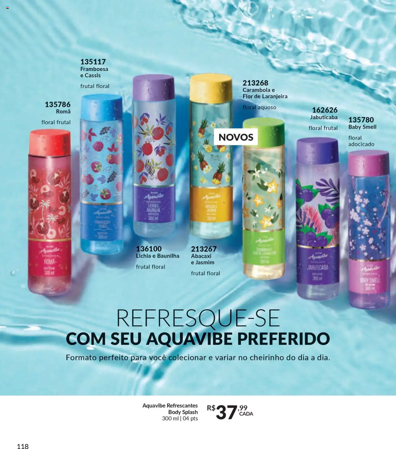Avon Folheto - válido de 07.10.2025 | Página: 118 | Produtos: Lichia, Abacaxi, Body