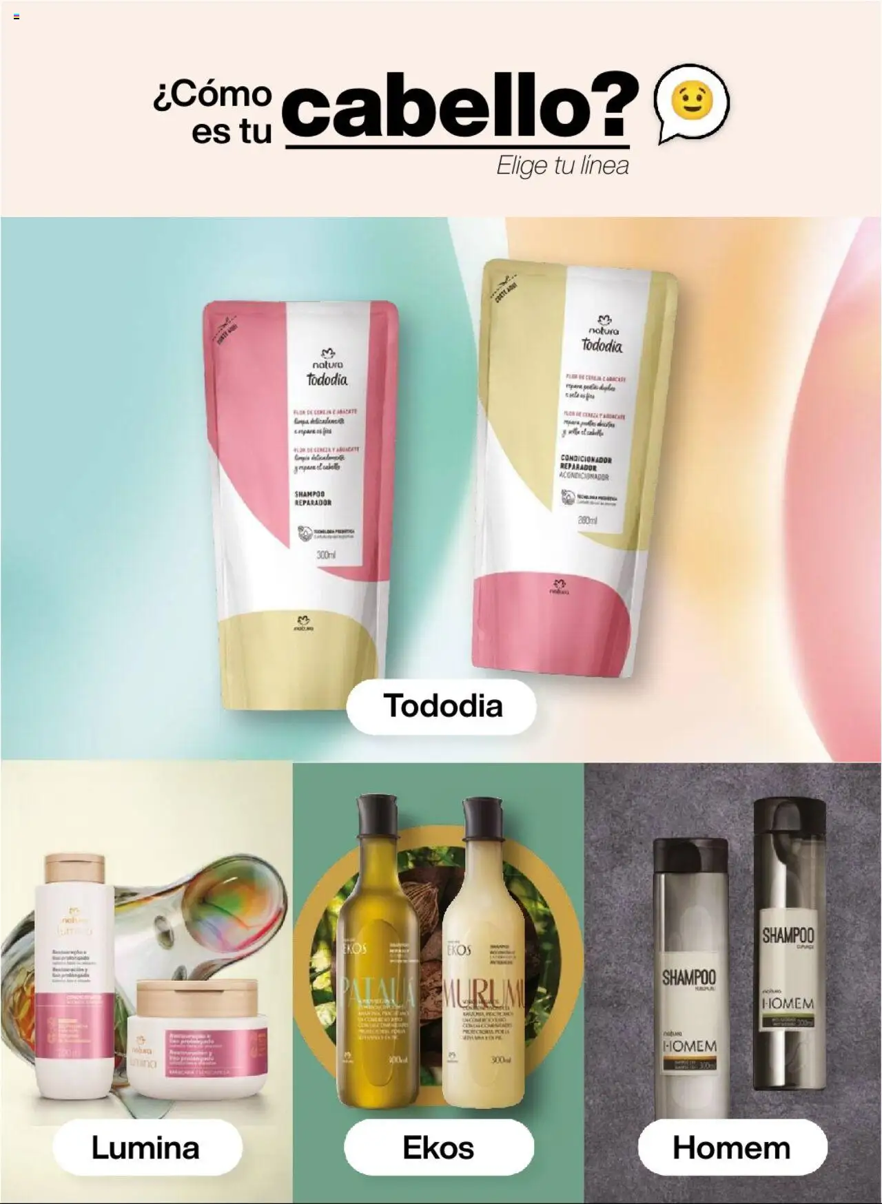 Catálogo Natura válido desde 03.09.2025 | Página: 114 | Productos: Máscara, Shampoo, Acondicionador