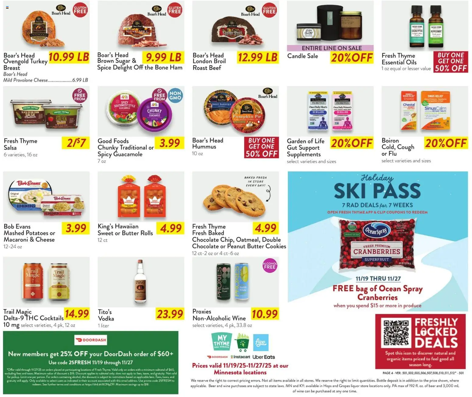 Fresh Thyme Weekly Ad - MN - valid from 19.11.2025 | Page: 9 | Products: Peppermint, Clip, Ham, Pumpkin Pie