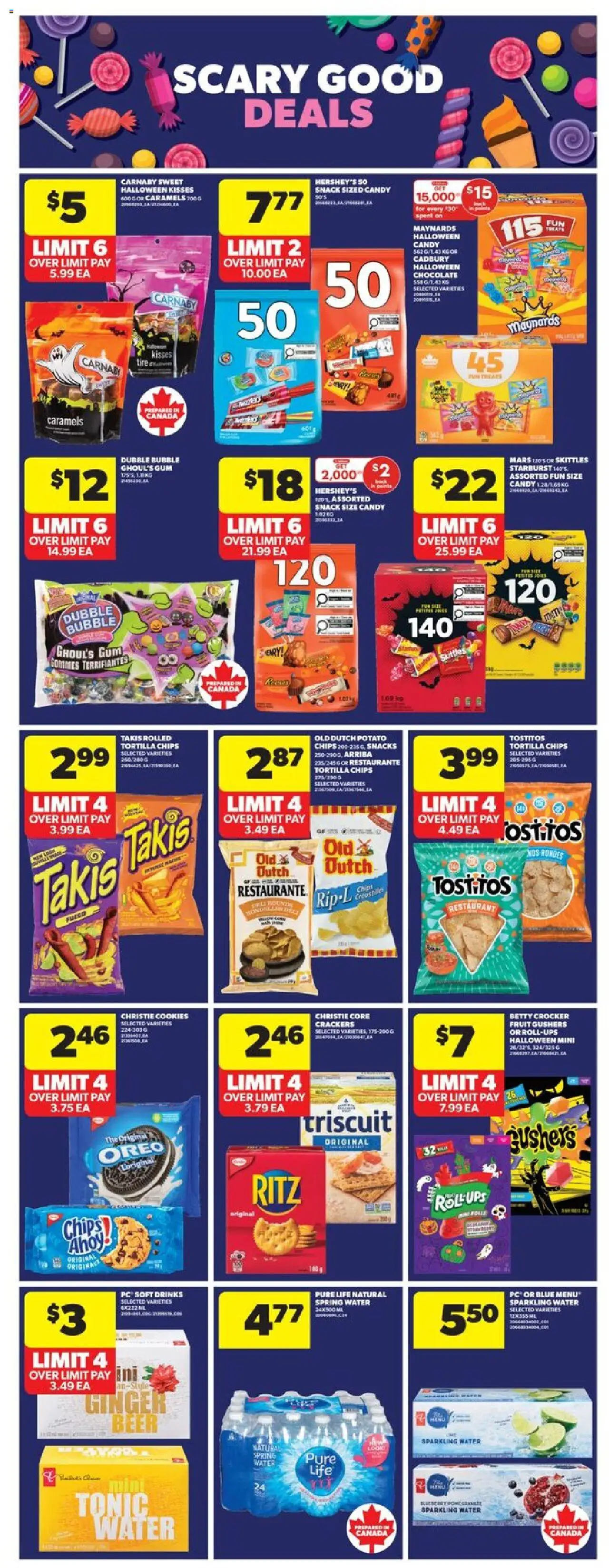 Real Canadian Superstore flyer valid from 09.10.2025 | Page: 19 | Products: Chips, PC, Chocolate, Beer