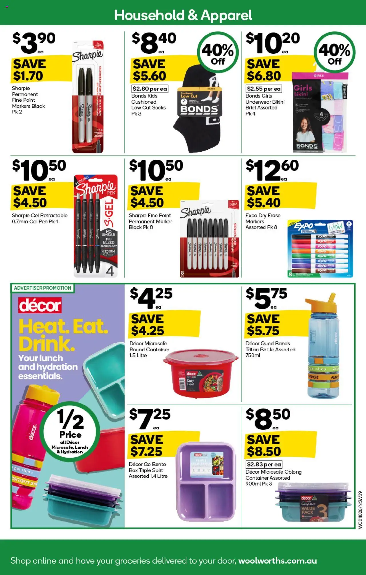 Woolworths catalogue - valid from 01.10.2025 | Page: 37 | Products: Bikini, Decor, Box, Socks
