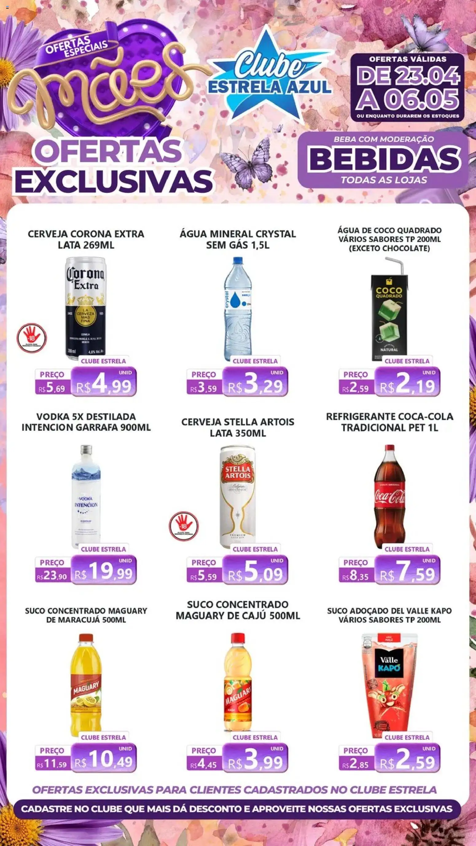 Estrela Azul Folheto - válido de 23.04.2026 | Página: 2 | Produtos: Caju, Coco, Água de coco, Água mineral