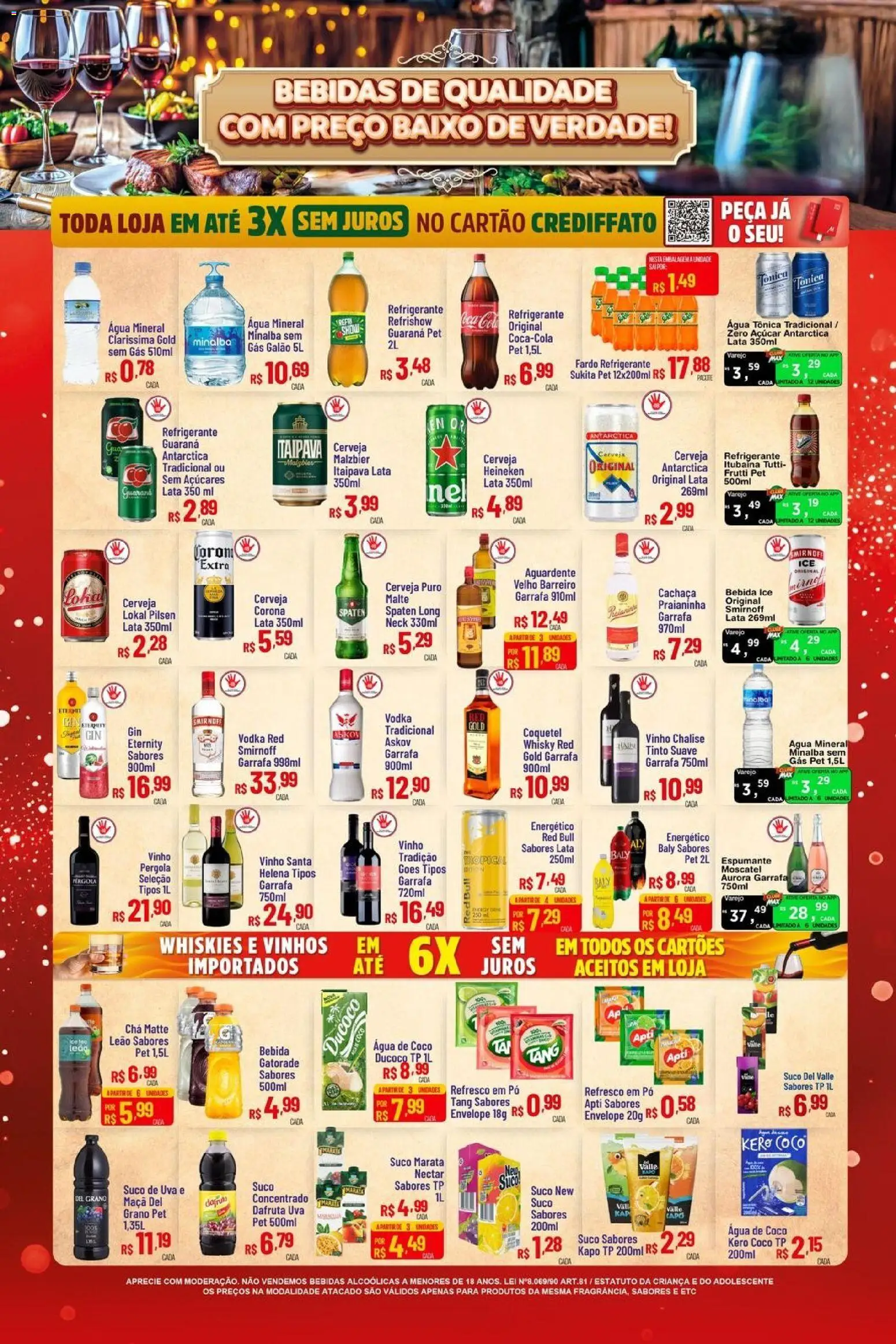 Max Atacadista Folheto - válido de 17.11.2025 | Página: 5 | Produtos: Água de coco, Espumante, Whisky, Suco