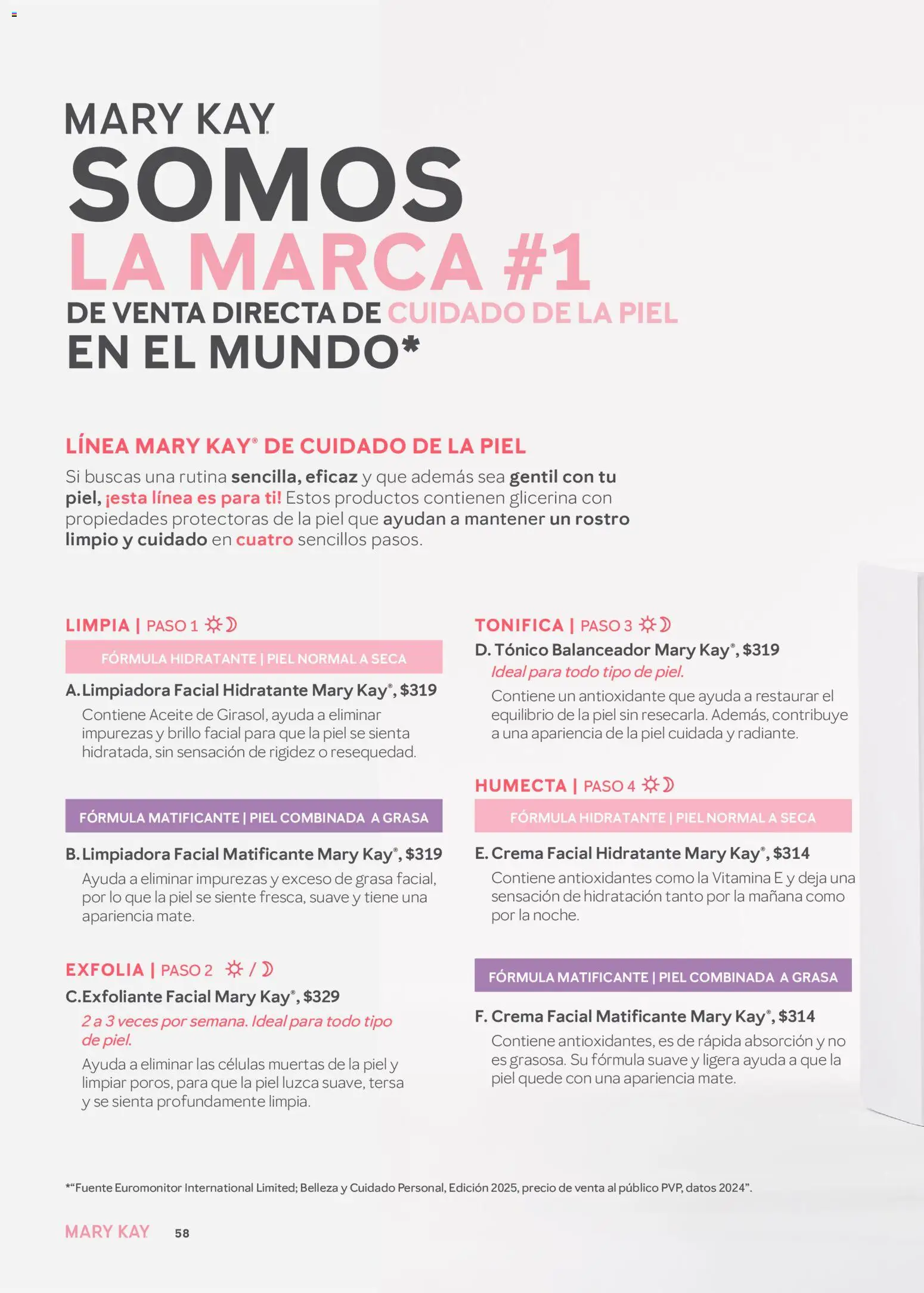 Nuevas ofertas de Mary Kay válidas en toda la República Mexicana desde el 01.04.2026. ¡Encuentra las mejores ofertas en Catálogo Mary Kay Abril 2026! | Página: 58