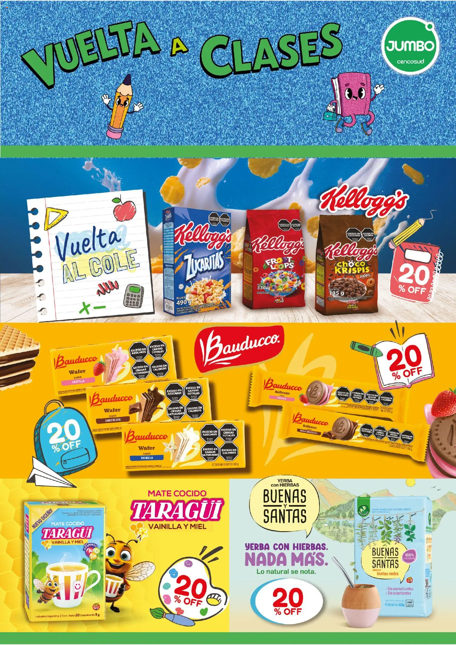 Jumbo - Especial Listos Para El Cole │ válido desde el 18.02.2026 | Página: 5 | Productos: Peso, Frutilla, Chocolate, Mate cocido