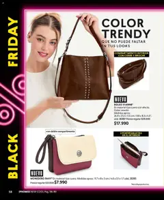 Catálogo CyZone Campaña 16 válido desde el 24.09.2025 | Página: 60 | Productos: Monedero, Broche, Bolso