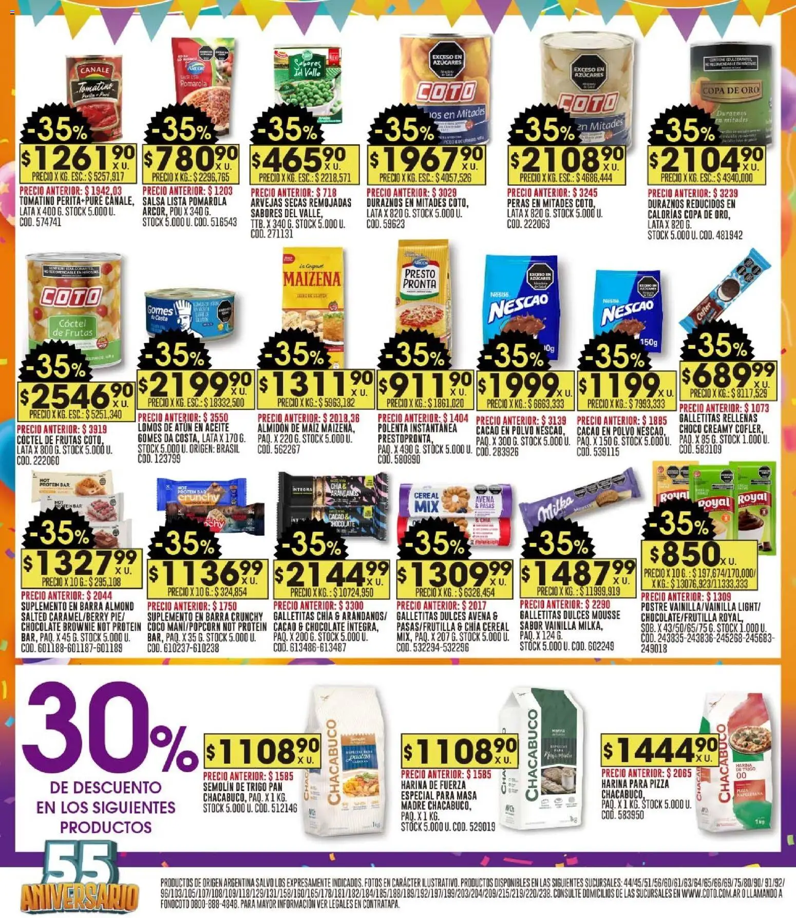 Coto - Ofertas │ válido desde el 27.10.2025 | Página: 10 | Productos: Polvo, Arándanos, Pan, Chocolate