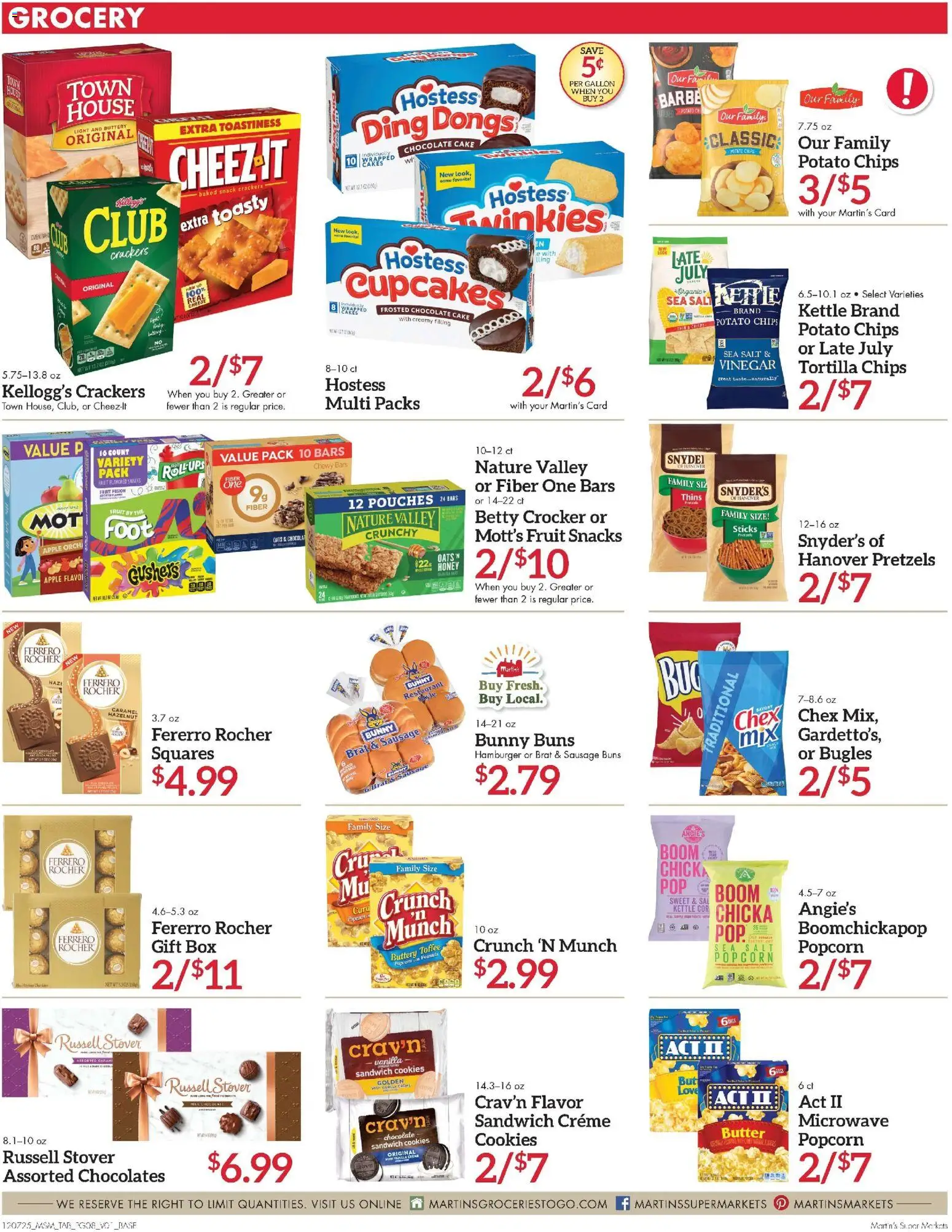 Martin’s Weekly Ad - valid from 07.12.2025 | Page: 8 | Products: Chocolate, Microwave, Chips, Cookies