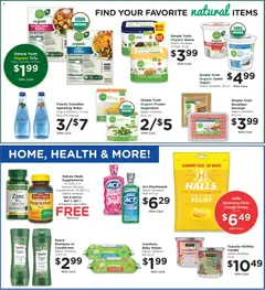 Preview of QFC weekly ads valid from 10.12.2025 | Page: 9 | Products: Milk, Mouthwash, Water, Vegetables