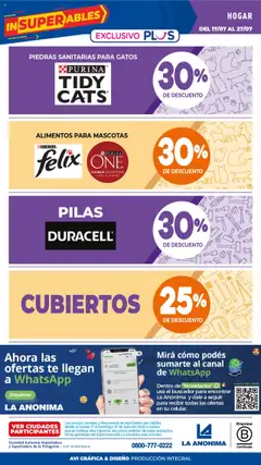 La Anonima - Insuperables │ válido desde el 17.07.2025 | Página: 38 | Productos: Pilas, Té