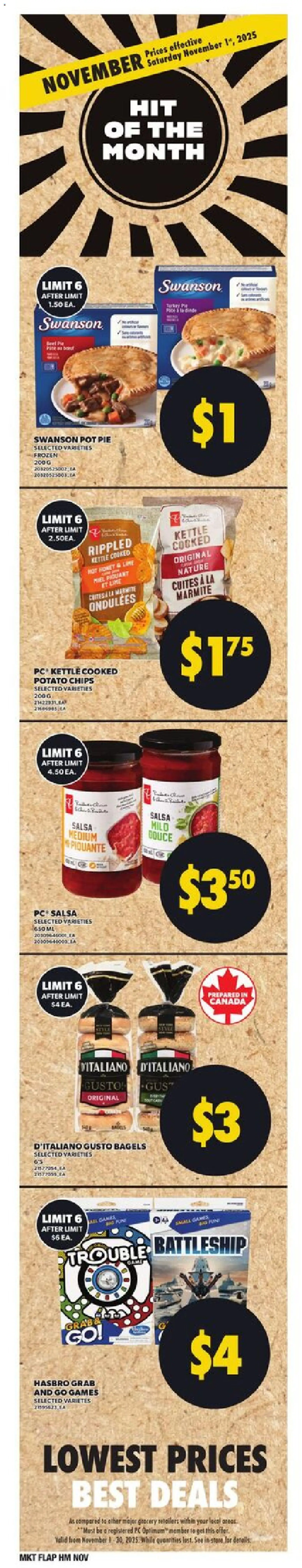 Independent Grocer flyer valid from 30.10.2025 | Page: 5 | Products: Chips, PC, Kettle