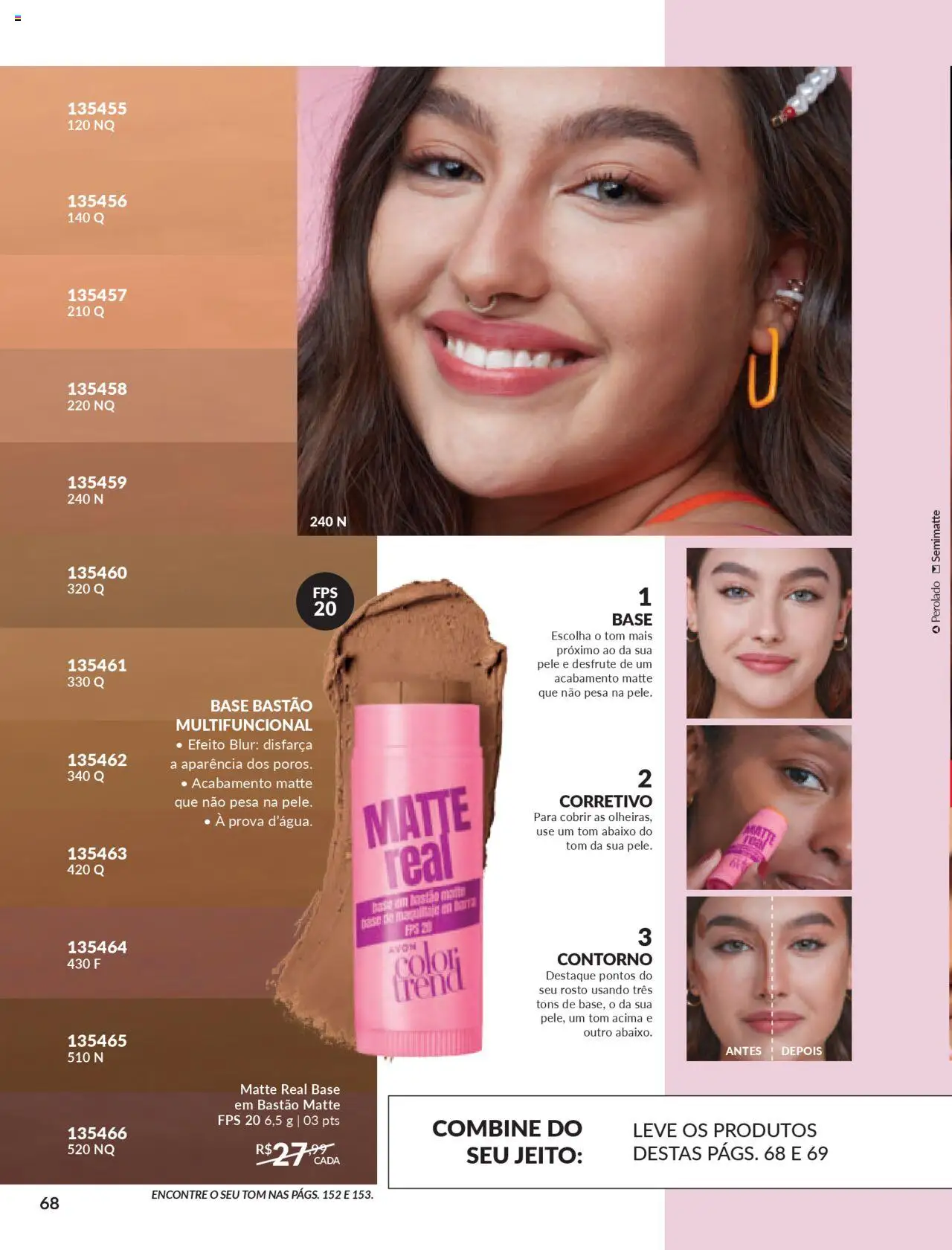 Avon Folheto - válido de 13.08.2025 | Página: 68 | Produtos: Corretivo, Multifuncional, Base