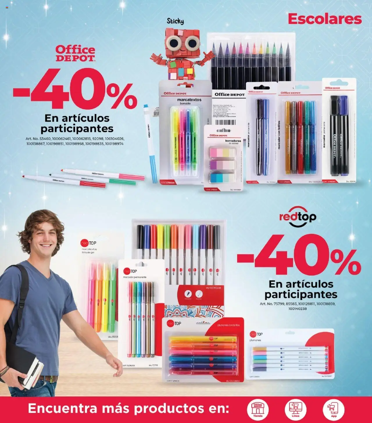 Nuevas ofertas de Office Depot válidas en toda la República Mexicana desde el 01.10.2025. ¡Encuentra las mejores ofertas en Office Depot - Catálogo! | Página: 20 | Productos: Top