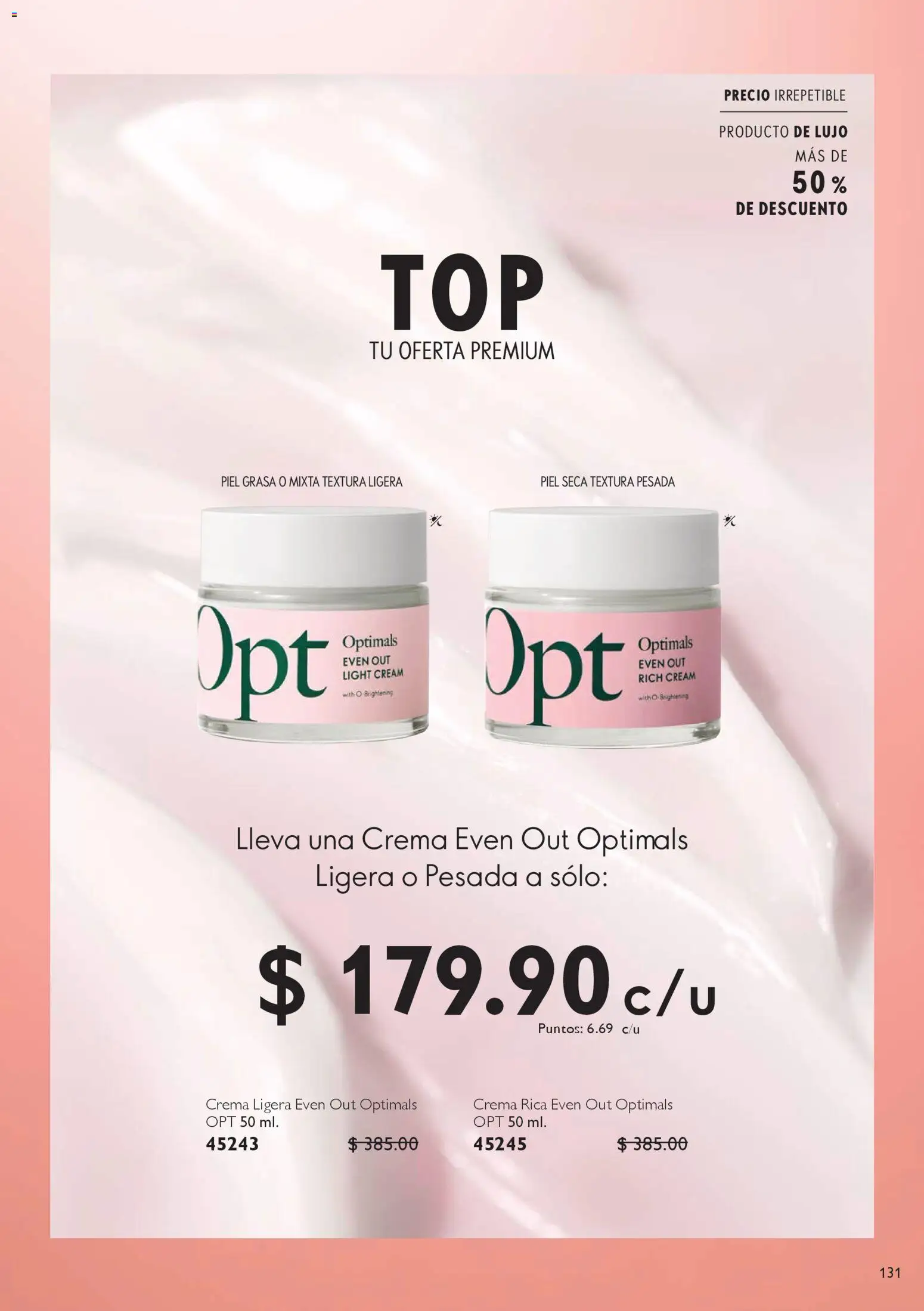 Nuevas ofertas de Oriflame válidas en toda la República Mexicana desde el 27.12.2025. ¡Encuentra las mejores ofertas en Oriflame campaña 1 2026! | Página: 131 | Productos: Crema