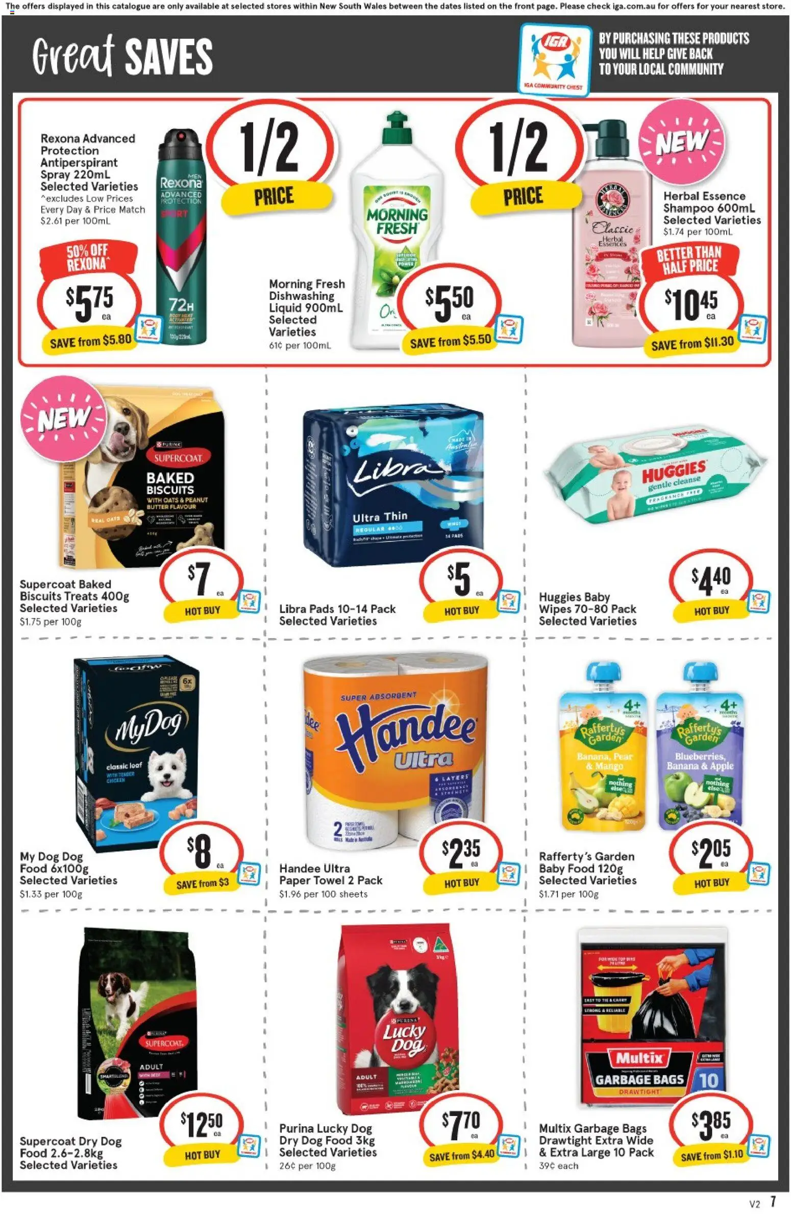 IGA catalogue - valid from 11.03.2026 | Page: 7 | Products: Oats, Dog food, Baby food, Mango