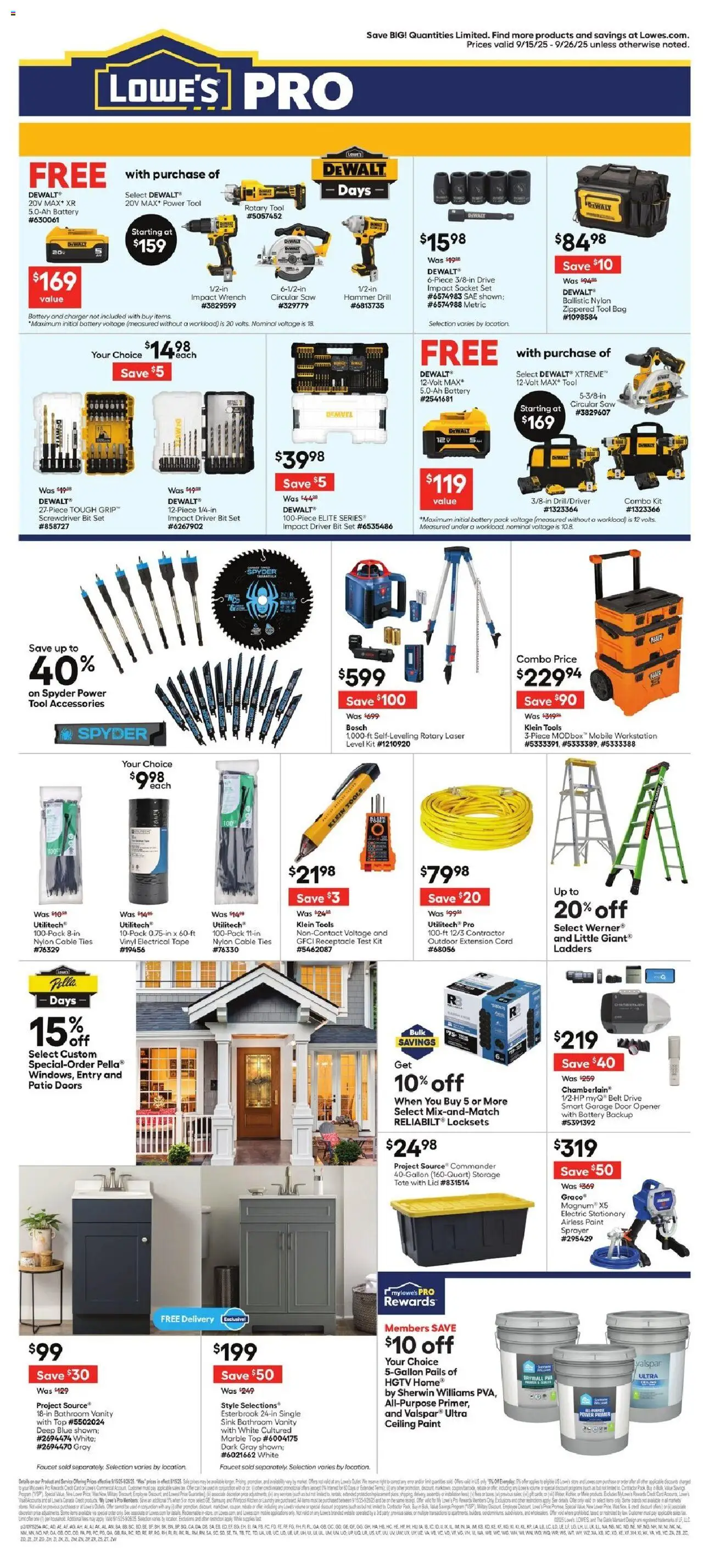 Lowe's Weekly Ad - FL - valid from 15.09.2025 | Page: 2