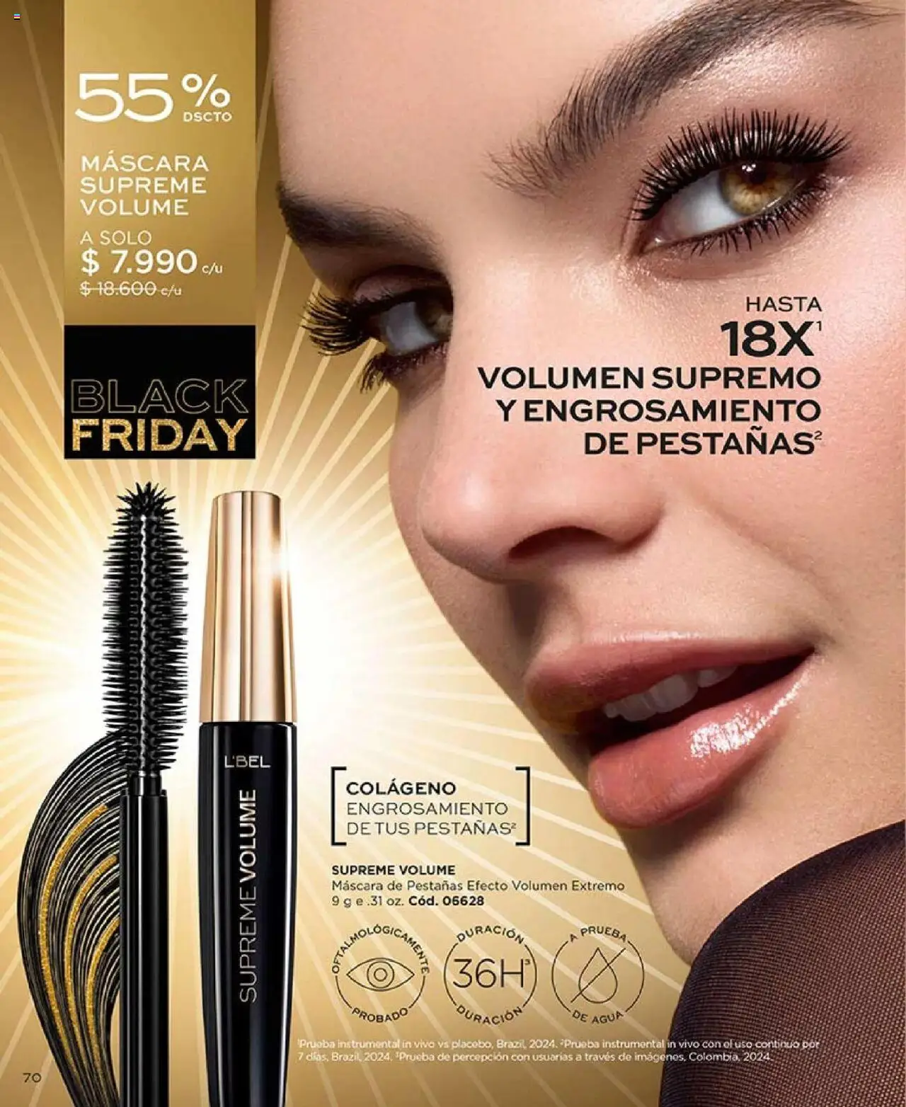 Catálogo L'Bel Campaña 17 │ válido desde el 14.10.2025 | Página: 70 | Productos: Agua, Máscara