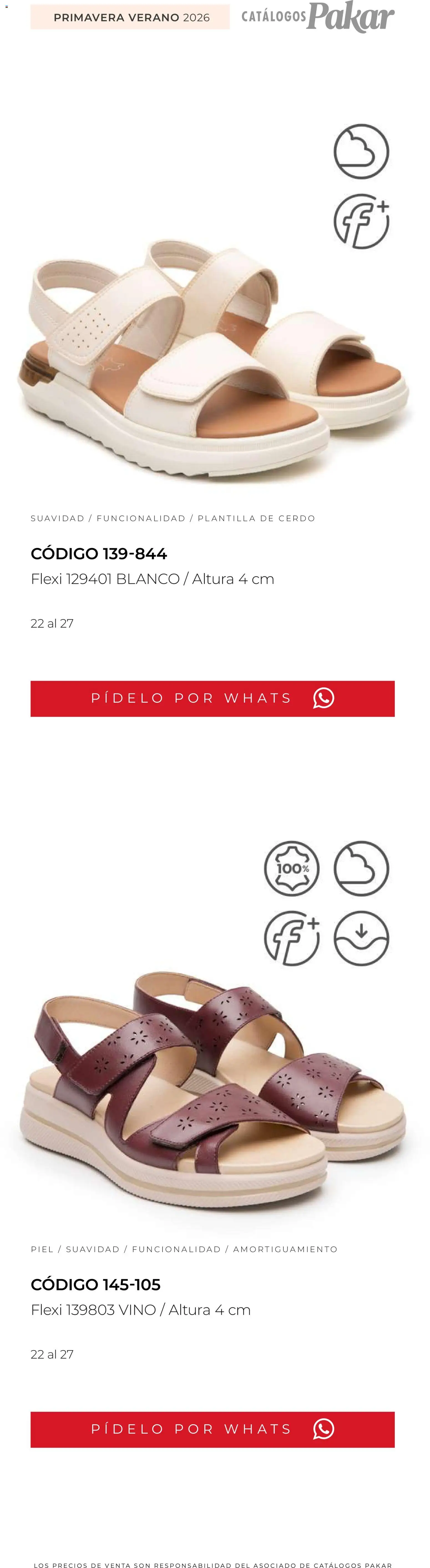 Nuevas ofertas de SC Pakar válidas en toda la República Mexicana desde el 04.03.2026. ¡Encuentra las mejores ofertas en SC Pakar catálogo Flexi PV26! | Página: 20 | Productos: Cerdo, Vino