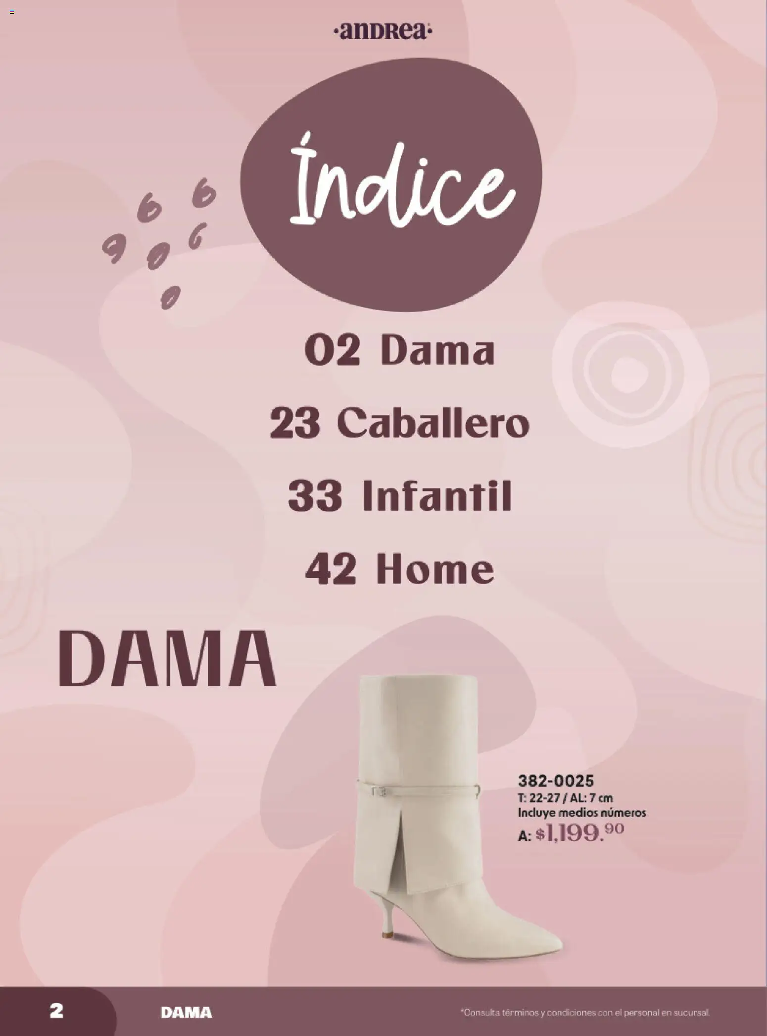 Nuevas ofertas de Andrea válidas en toda la República Mexicana desde el 19.10.2025. ¡Encuentra las mejores ofertas en Andrea catálogo Lo Más Abrigador! | Página: 2