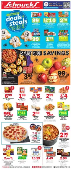 Preview of Schnucks weekly ads valid from 22.10.2025