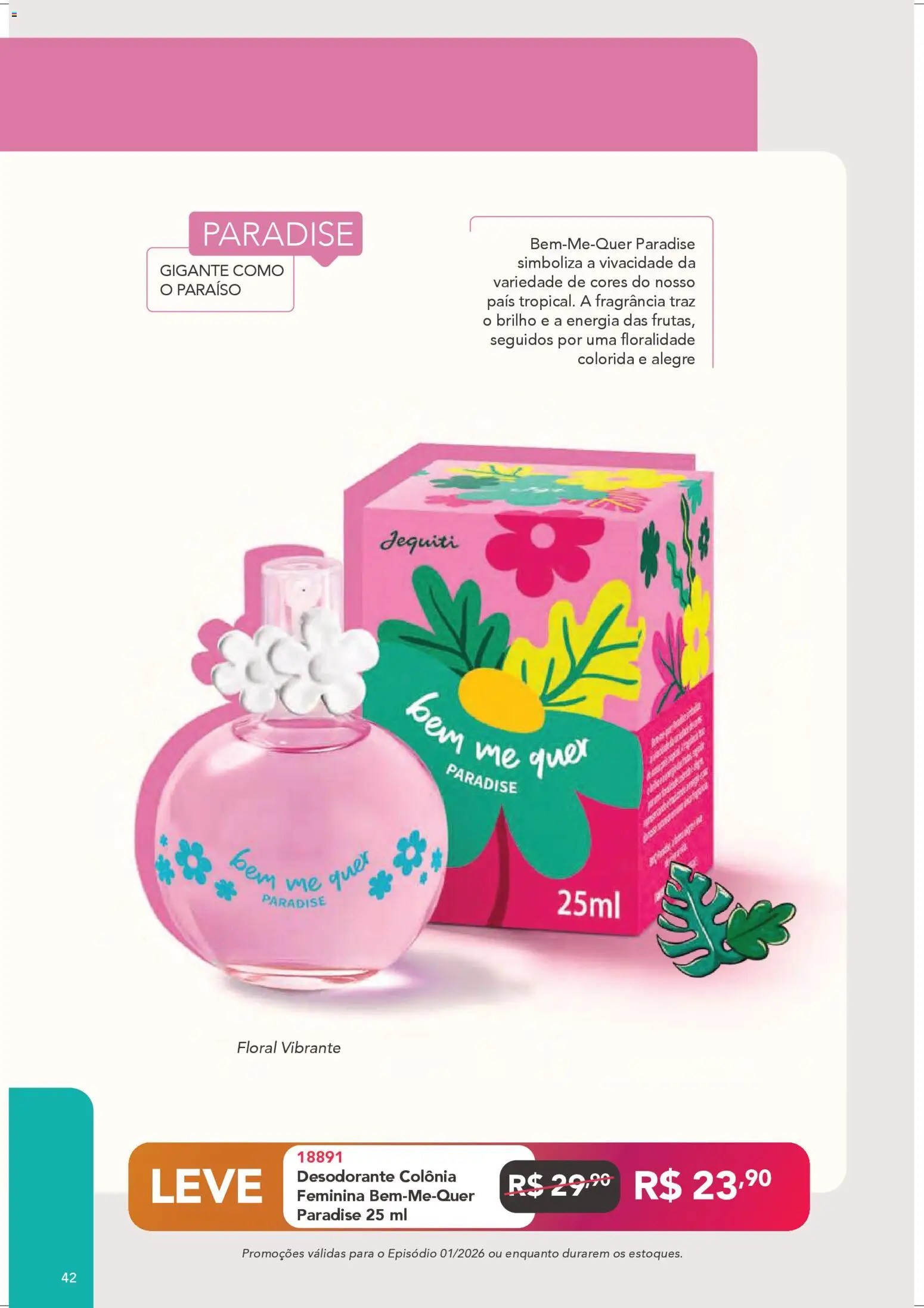 Jequiti Folheto - válido de 29.12.2025 | Página: 42 | Produtos: Fragrância, Desodorante