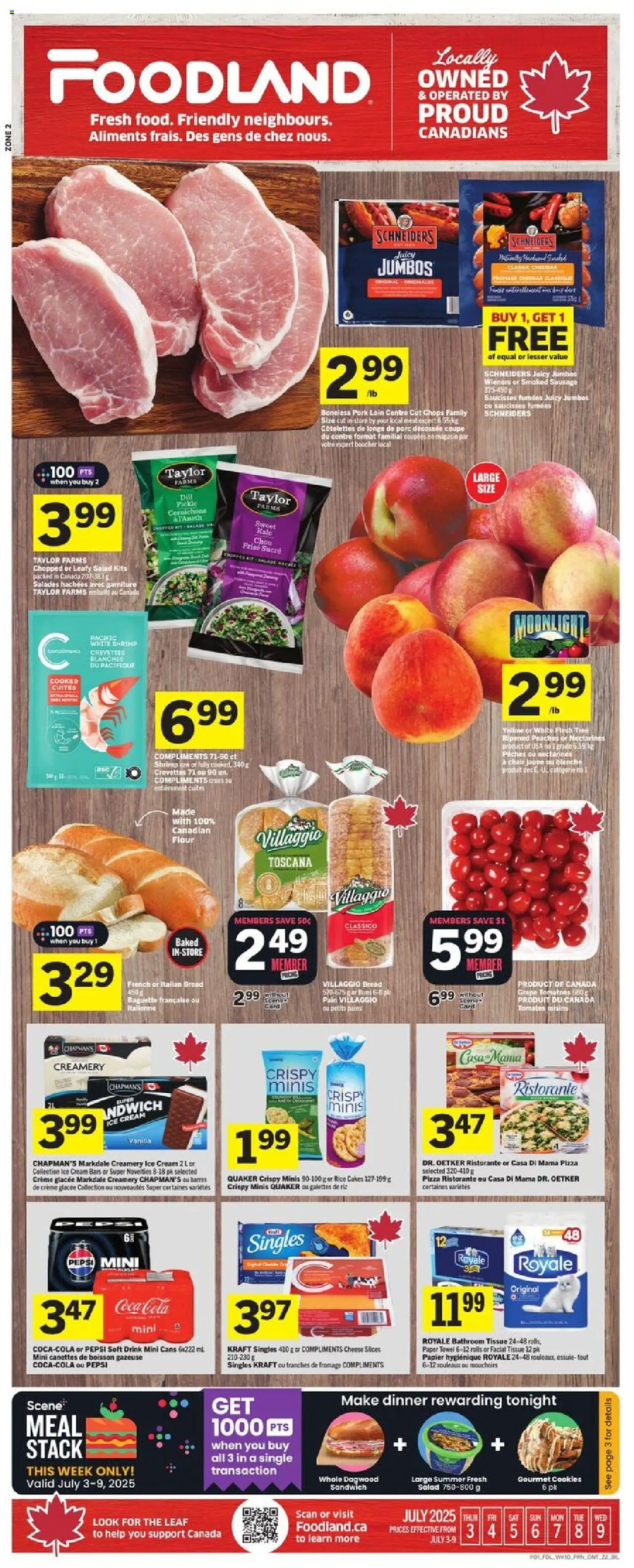 Foodland flyer valid from 03.07.2025 | Page: 1