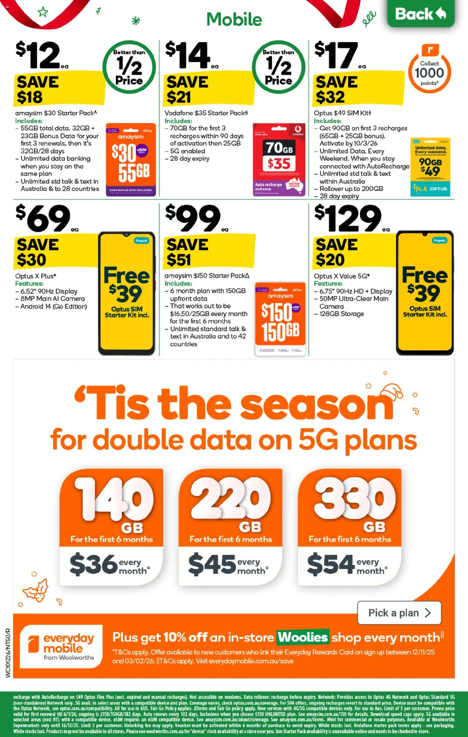 Woolworths catalogue - valid from 10.12.2025 | Page: 50 | Products: Device, Camera, Mobile