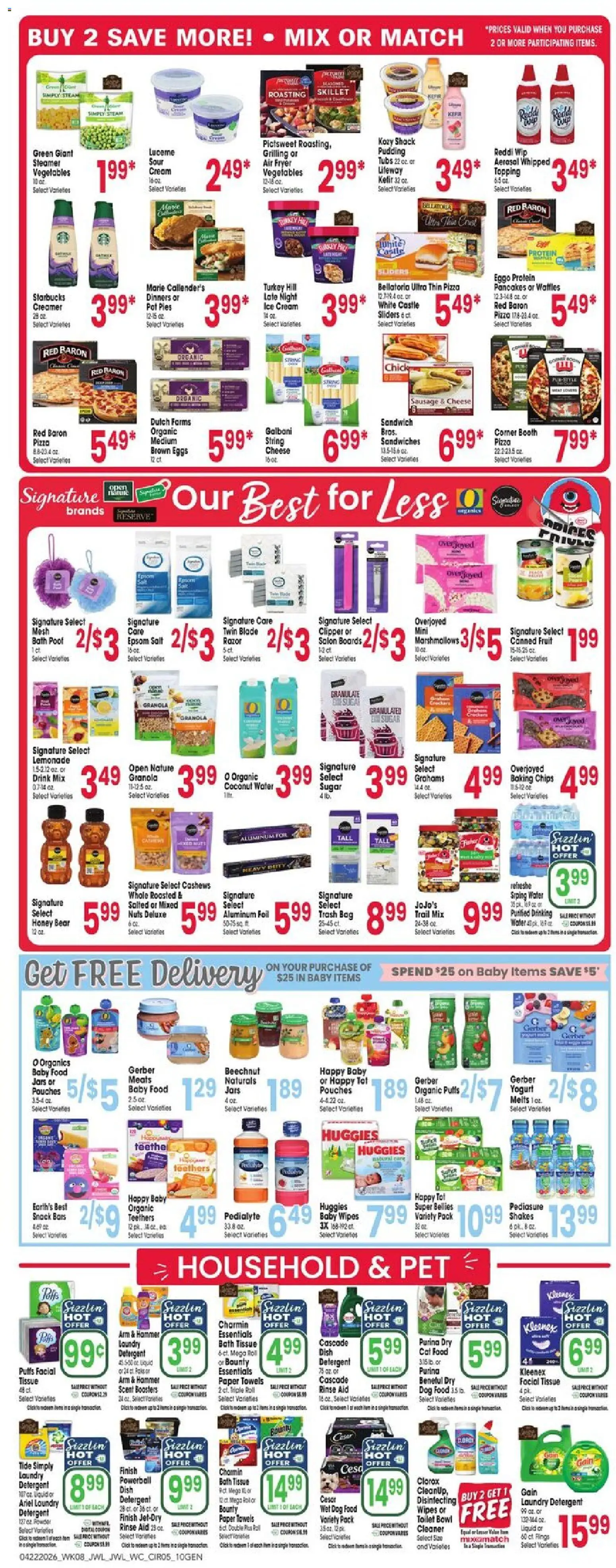 Jewel Osco Weekly Ad - IN - valid from 22.04.2026 | Page: 5 | Products: Chips, Baby food, Steamer, Bag