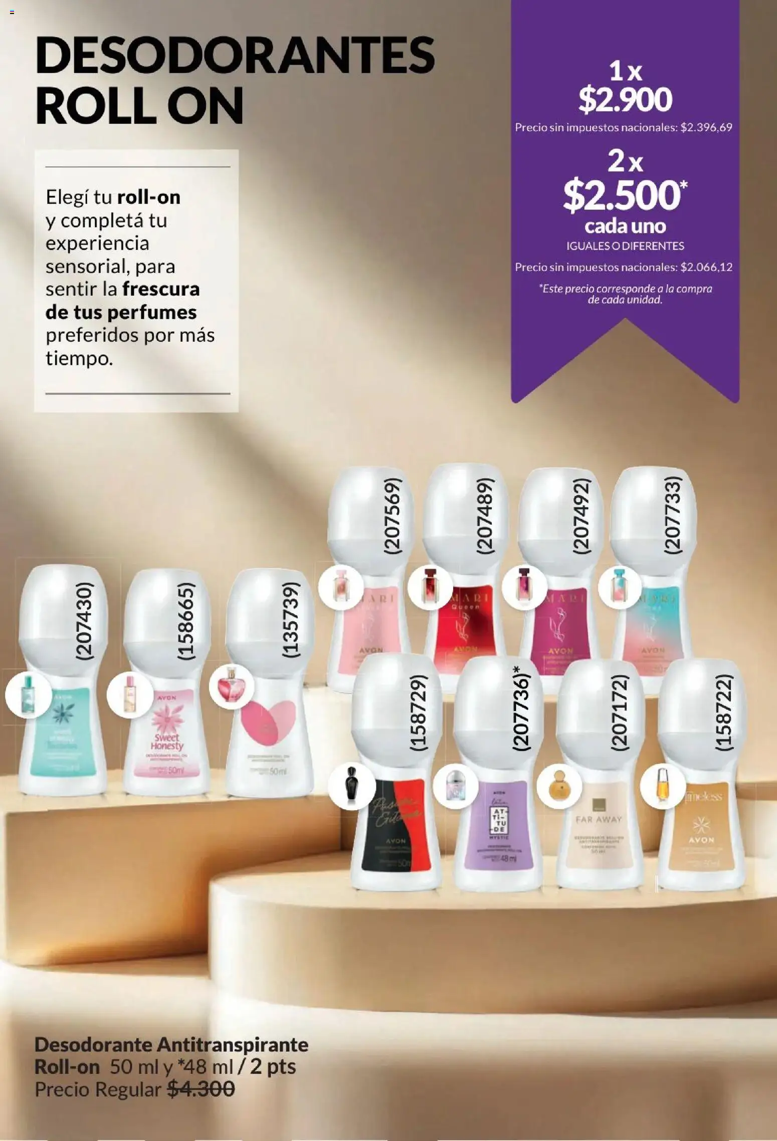 Catálogo AVON Campaña 4/2026 │ válido desde el 01.04.2026 | Página: 170 | Productos: Desodorante, Antitranspirante