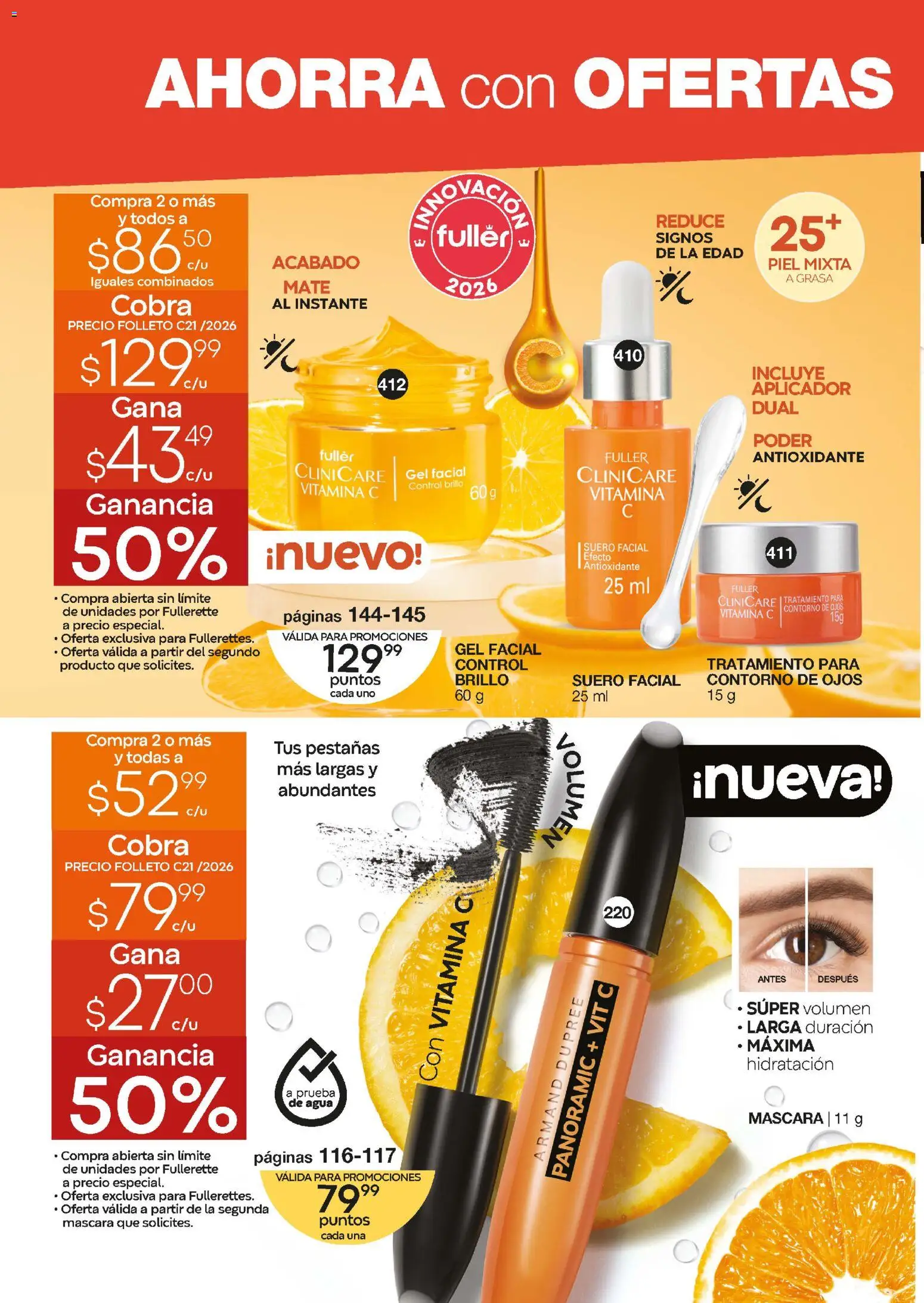 Nuevas ofertas de Fuller válidas en toda la República Mexicana desde el 21.01.2026. ¡Encuentra las mejores ofertas en Fuller Revista Gana Más C21! | Página: 20