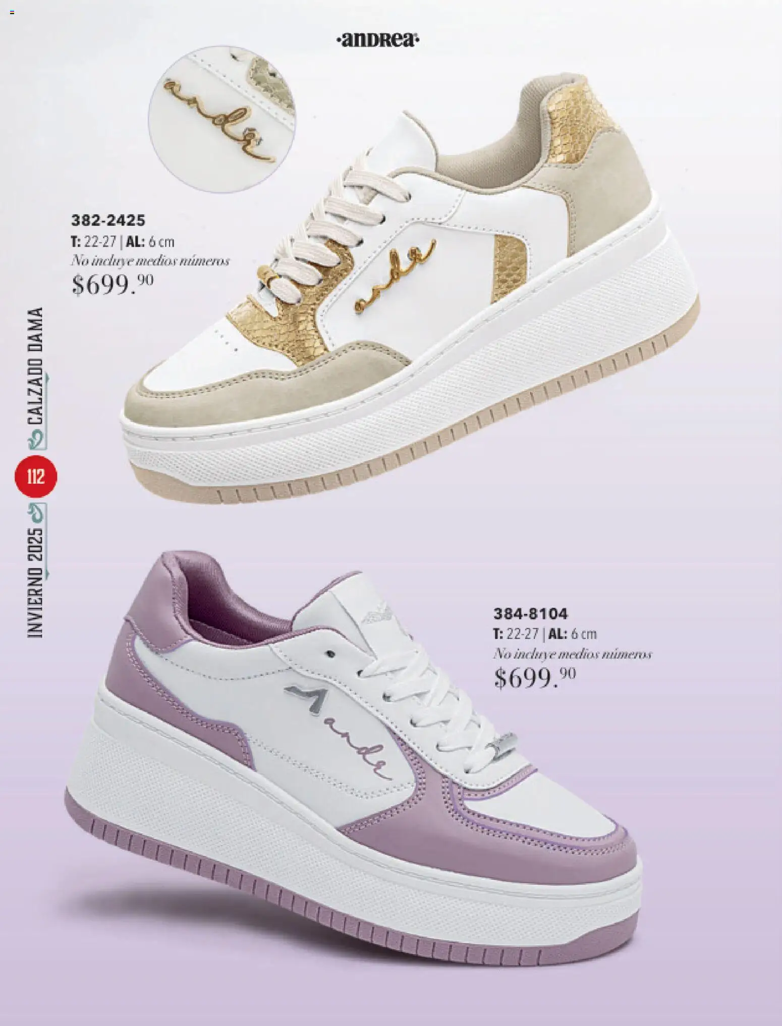 Nuevas ofertas de Andrea válidas en toda la República Mexicana desde el 26.11.2025. ¡Encuentra las mejores ofertas en Andrea catálogo Invierno! | Página: 112
