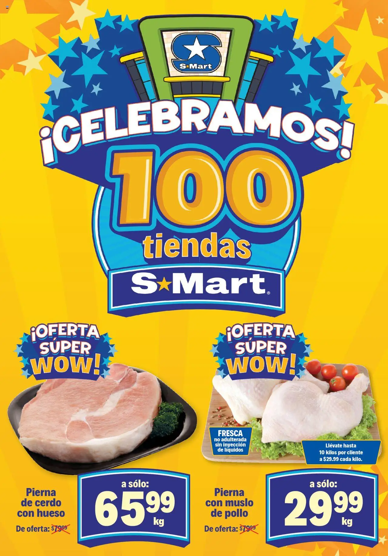 Nuevas ofertas de S-Mart válidas en toda la República Mexicana desde el 21.10.2025. ¡Encuentra las mejores ofertas en S-Mart folleto Chihuahua! | Página: 2 | Productos: Pollo, Cerdo