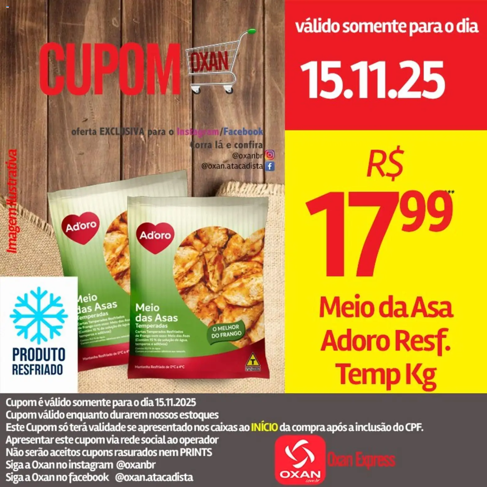 Oxan Atacadista Folheto - válido de 15.11.2025 | Página: 3 | Produtos: Frango