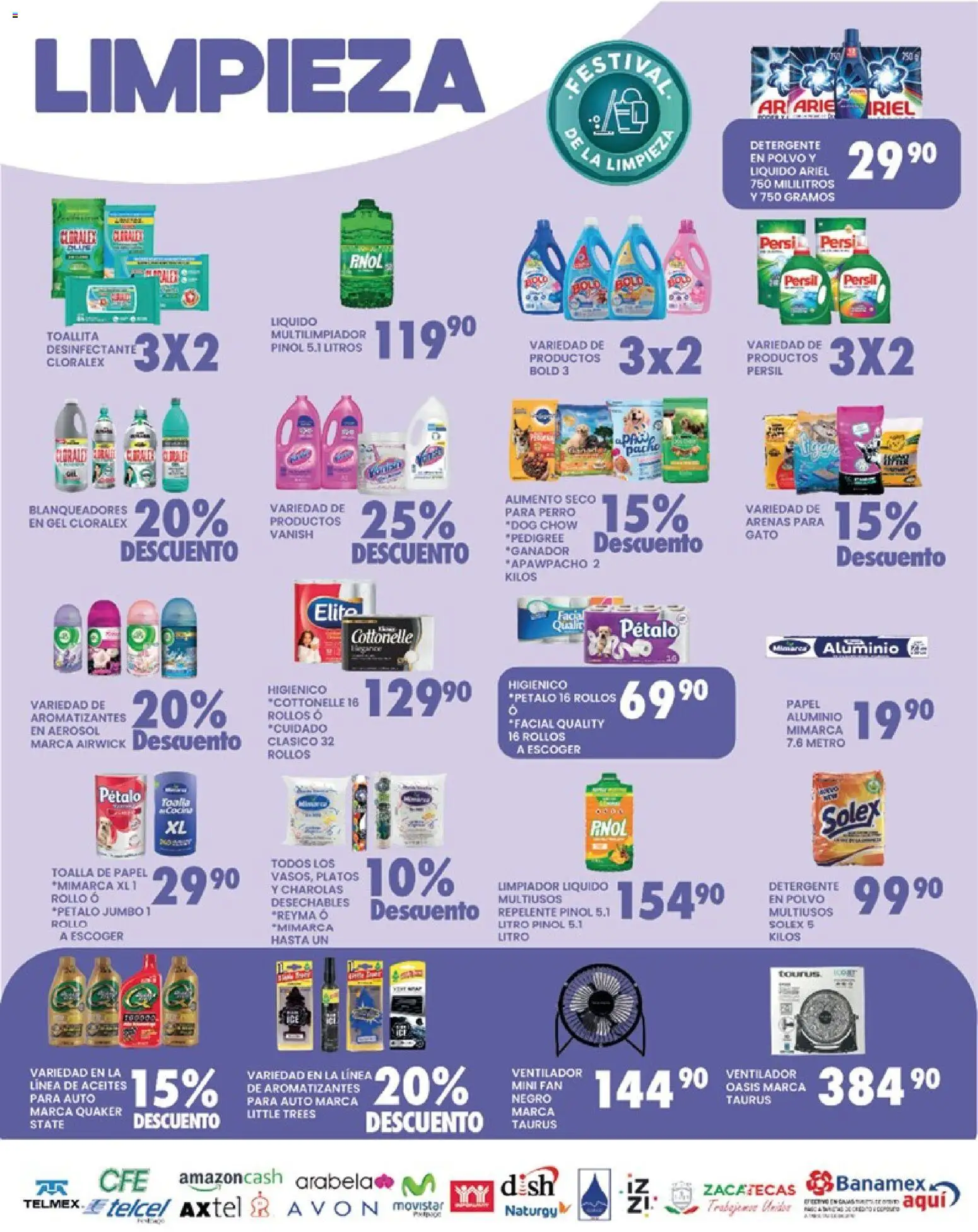 Nuevas ofertas de Alsuper válidas en toda la República Mexicana desde el 31.03.2026. ¡Encuentra las mejores ofertas en Alsuper folleto Calera! | Página: 5 | Productos: Detergente, Ventilador, Repelente, Polvo