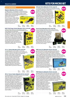 Preview of Jaycar Engineering & Scientific Catalogue 2025/2026  - valid from 09.07.2025 | Page: 143