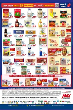 Max Atacadista - Ofertas da semana  - Pré-Visualização do folheto da loja Max Atacadista, válido de 23.02.2026 | Página: 8 | Produtos: Pó, Pizza, Massa, Mussarela