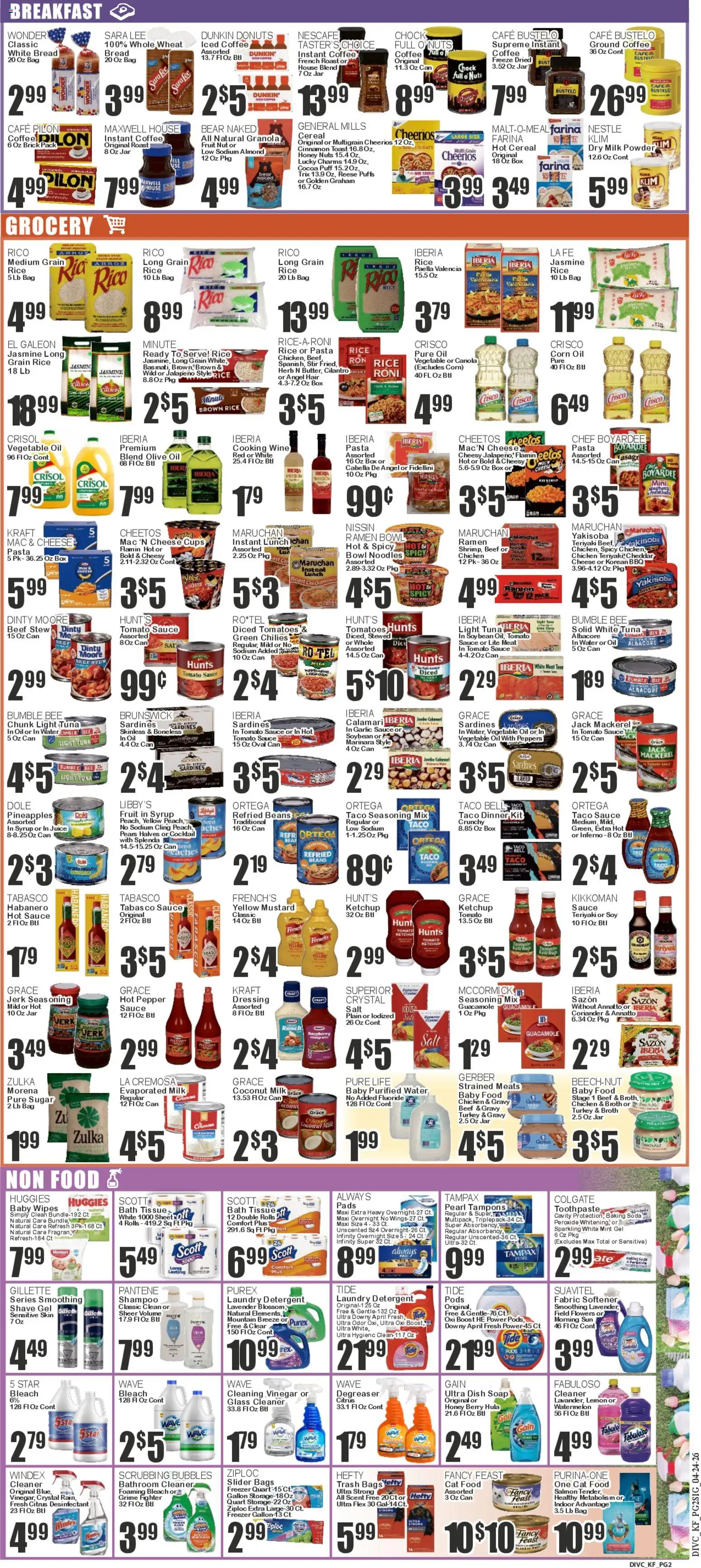 Key Food Weekly Ad - valid from 26.10.2026 | Page: 2 | Products: Cheese, Shave Gel, Pepper, Lemon